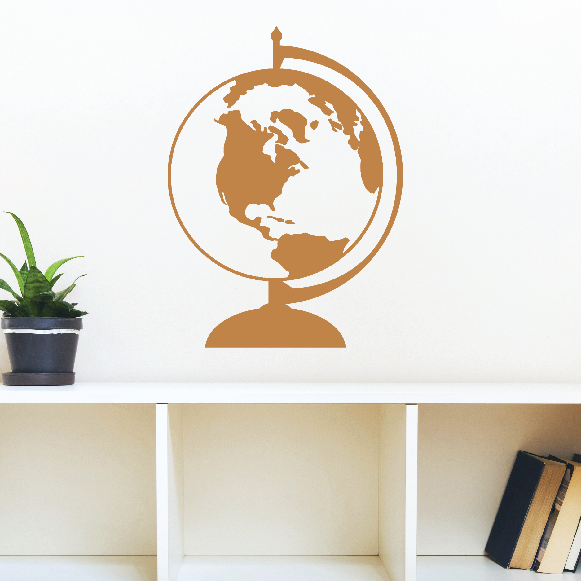 World Globe Wall Quotes™ Wall Art Decal