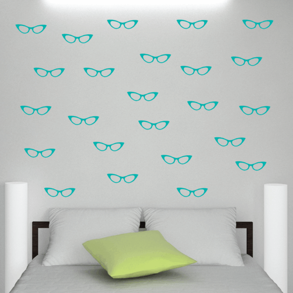 Funky Glasses  Wall Quotes™ Decal Kit