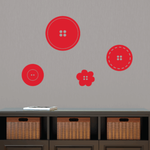 Buttons  Wall Quotes™ Decal Kit