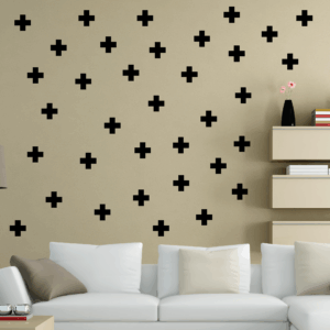 Swiss Cross Plus Sign Wall Quotes™ Decal Kit