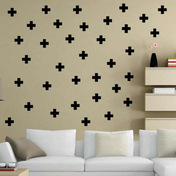 Swiss Cross Plus Sign Wall Quotes™ Decal Kit