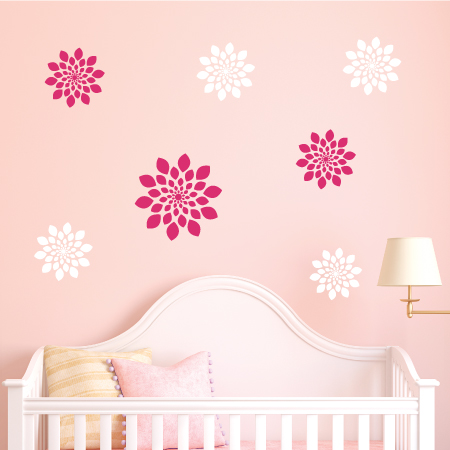 Flower Burst Wall Quotes™ Decal Kit
