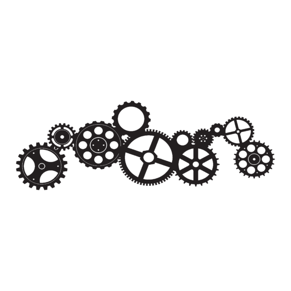 Decorative Gears Wall Quotes™ Decal