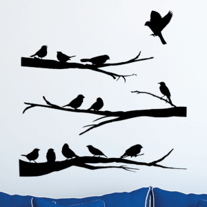 Birds On Branches Mural Wall Quotes™ Decal
