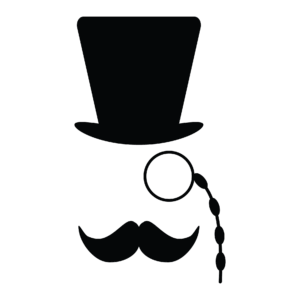 Monocle Gentleman Wall Quotes™ Wall Art Decal