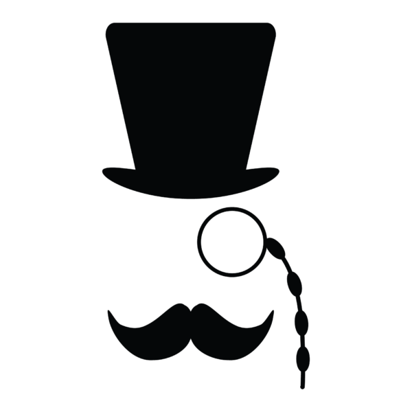 Monocle Gentleman Wall Quotes™ Wall Art Decal