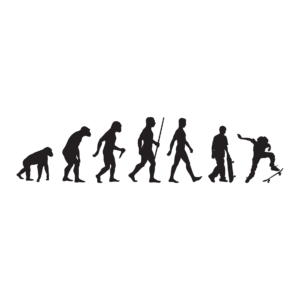 Transitional Skateboarder Wall Quotes™ Wall Art Decal