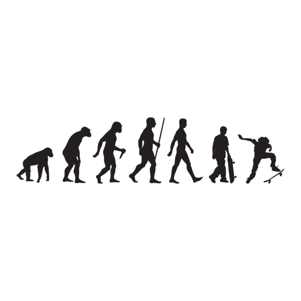 Transitional Skateboarder Wall Quotes™ Wall Art Decal