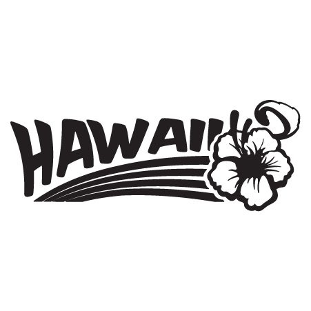 Hawaii Hibiscus Wall Quotes™ Wall Art Decal
