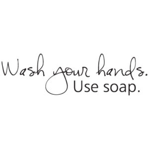 Wash Your Hands Handwritten Wall Quotes™ Decal
