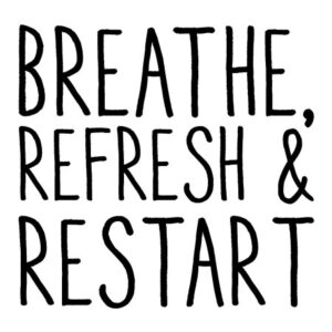 Refresh and Restart Wall Quotes™ Decal