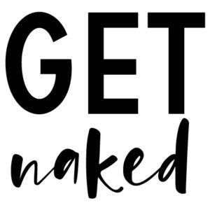 Get Naked Block Wall Quotes™ Decal