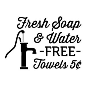 Fresh Soap & Water Wall Quotes™ Decal
