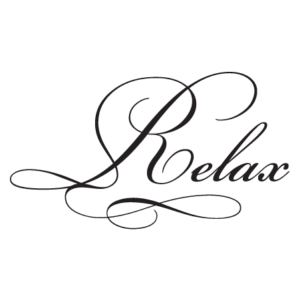 Relax Elegant Wall Quotes™ Decal