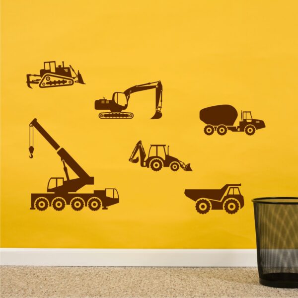 Construction Trucks Wall Quotes™ Wall Art Decal