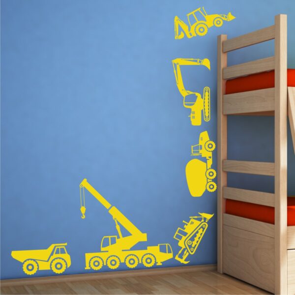 Construction Trucks Wall Quotes™ Wall Art Decal