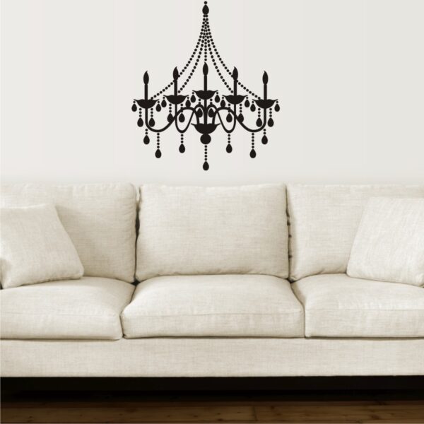 Elegant Chandelier Wall Quotes™ Wall Art Decal