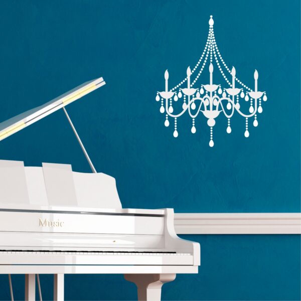 Elegant Chandelier Wall Quotes™ Wall Art Decal