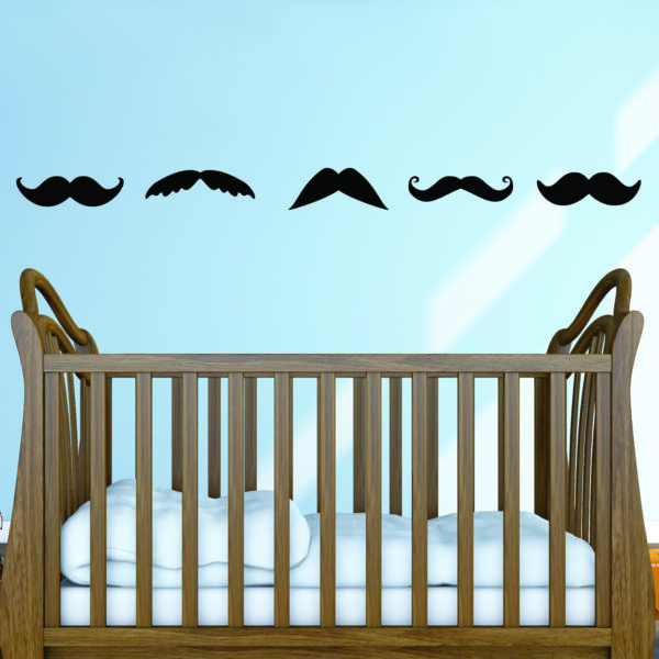 Five Mustaches Collection Wall Quotes™ Wall Art Decal
