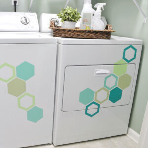 Hexagons Wall Quotes™ Wall Art Decal Kit