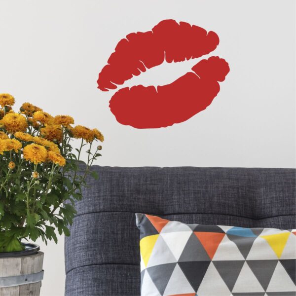 Lip Print Wall Quotes™ Wall Art Decal