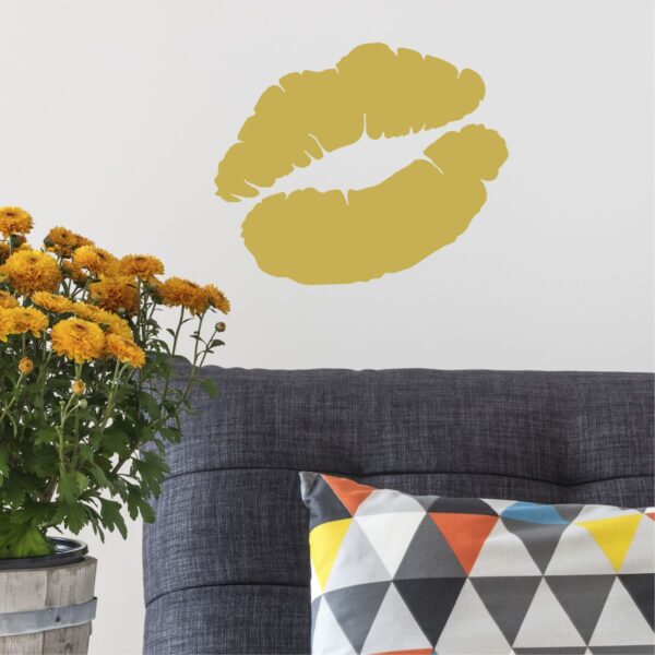 Lip Print Wall Quotes™ Wall Art Decal