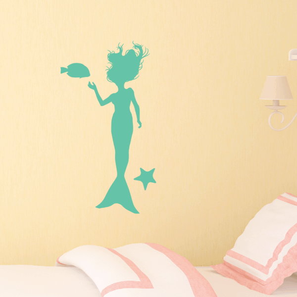 Starfish Mermaid Wall Quotes™ Wall Art Decal