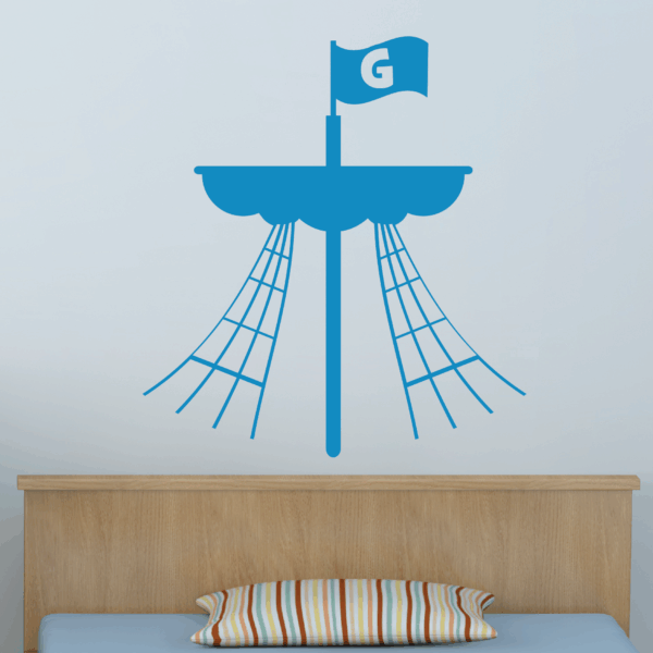 Monogram Ship Mast Wall Quotes™ Wall Art Decal