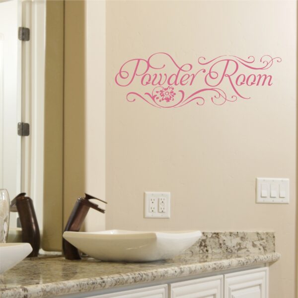 Powder Room Wall Quotes™ Decal
