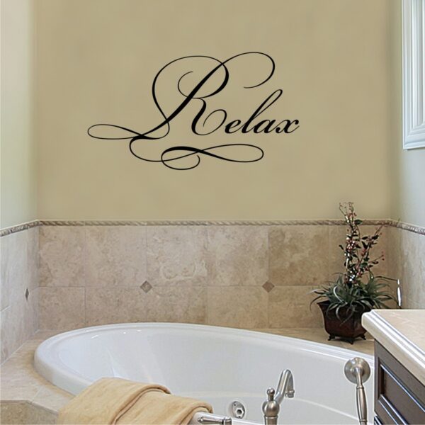 Relax Elegant Wall Quotes™ Decal