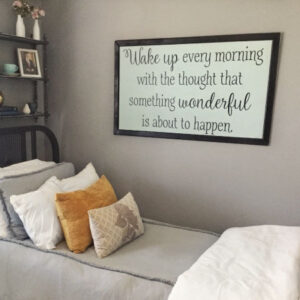 Wake Up Wonderful Wall Quotes™ Decal