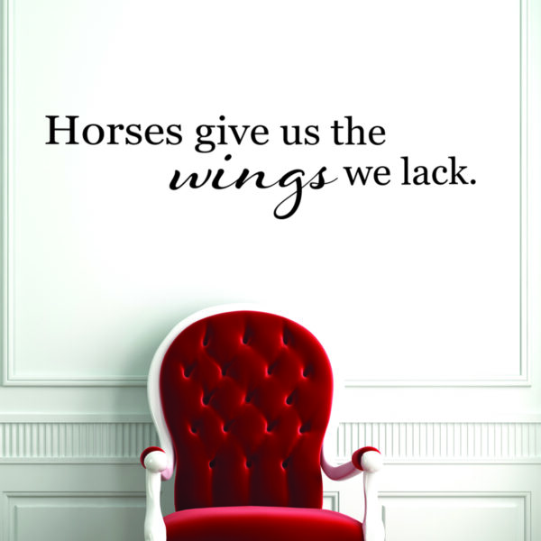 Wings We Lack Wall Quotes™ Decal
