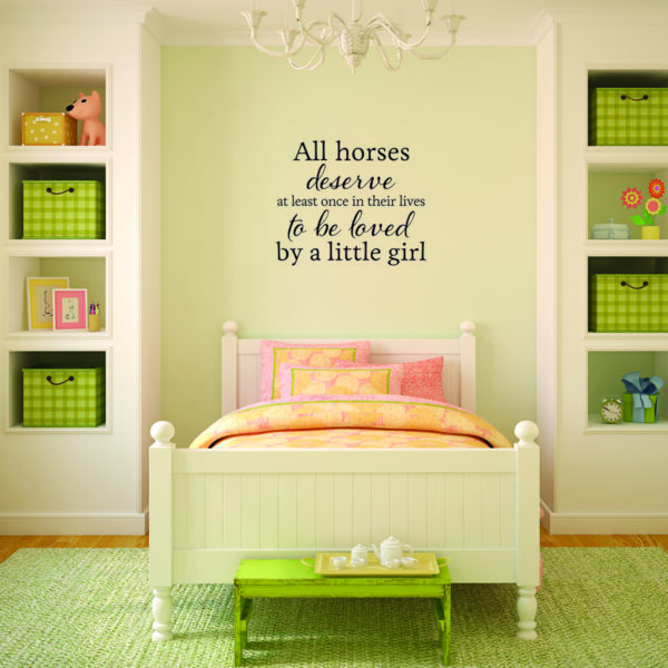Deserve to be Loved Wall Quotes™ Decal