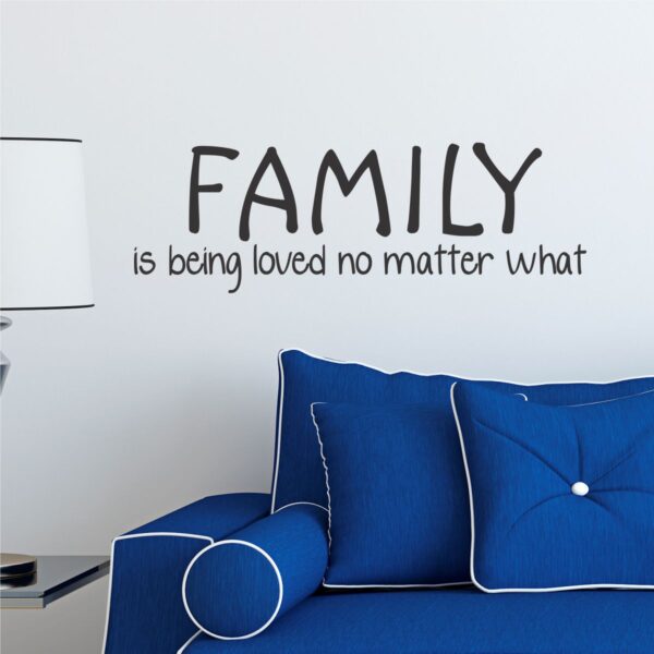 Being Loved No Matter What Wall Quotes™ Decal