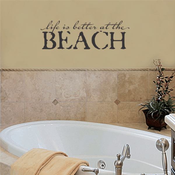 Distressed Life Is Better Wall Quotes™ Decal