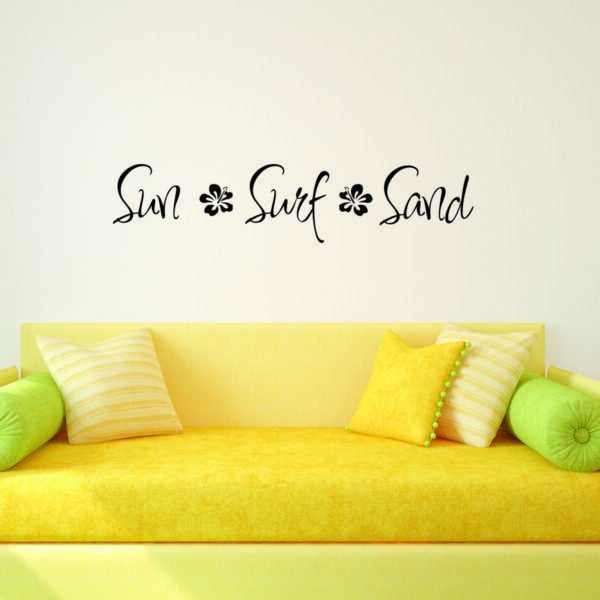 Sand Surf Sun Wall Quotes™ Decal