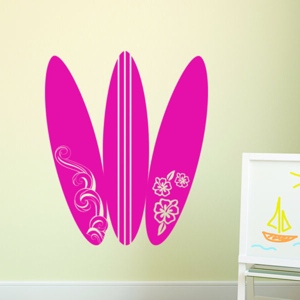 Three Surfboards Wall Quotes™ Decal