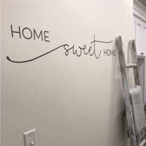 Home Sweet Home Script Wall Quotes™ Decal