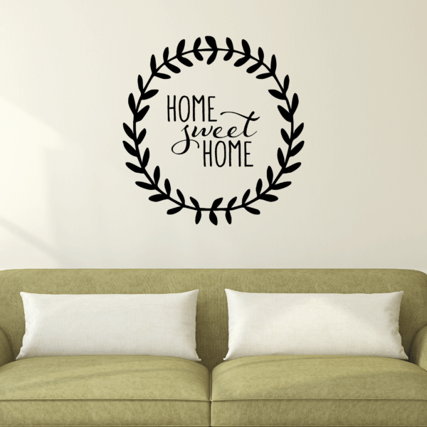Home Sweet Home Leaves Wall Quotes™ Decal