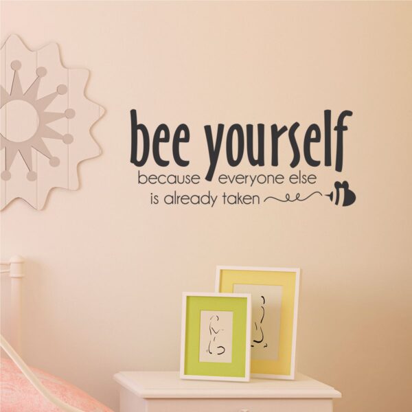 Bee Yourself Wall Quotes™ Decal