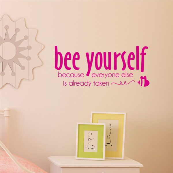 Bee Yourself Wall Quotes™ Decal
