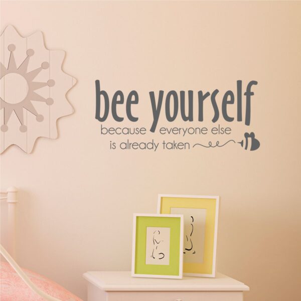 Bee Yourself Wall Quotes™ Decal