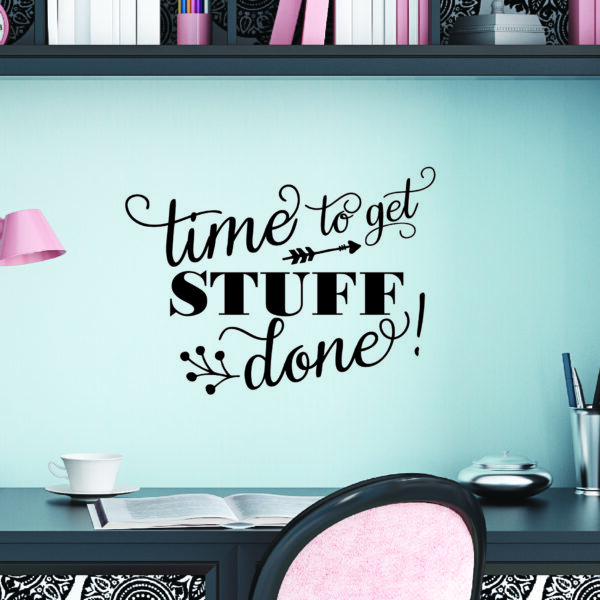 Get Stuff Done Wall Quotes™ Decal