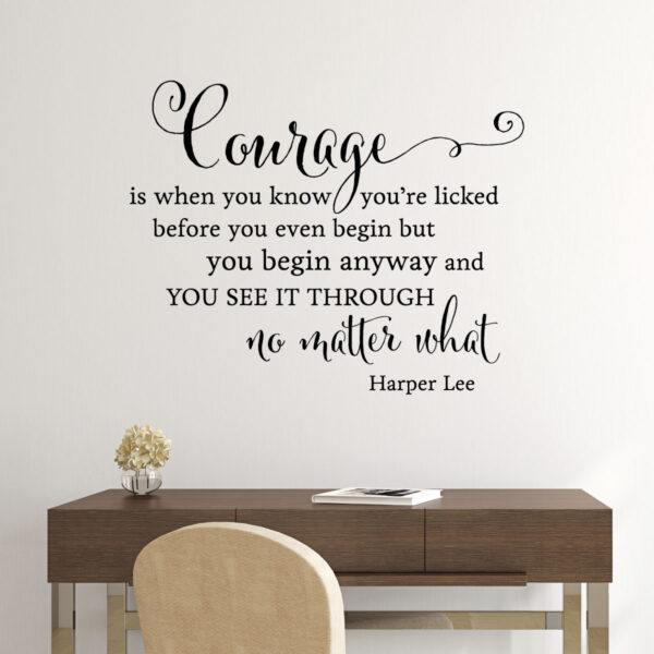 See It Through No Matter What Wall Quotes™ Decal