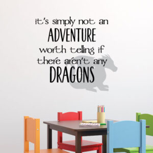 If There Aren't Dragons Wall Quotes™ Decal