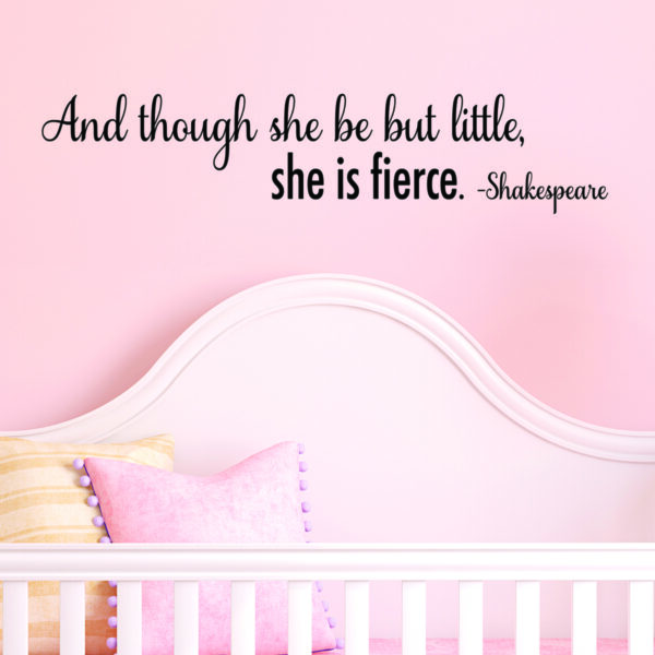 Little But Fierce Wall Quotes™ Decal