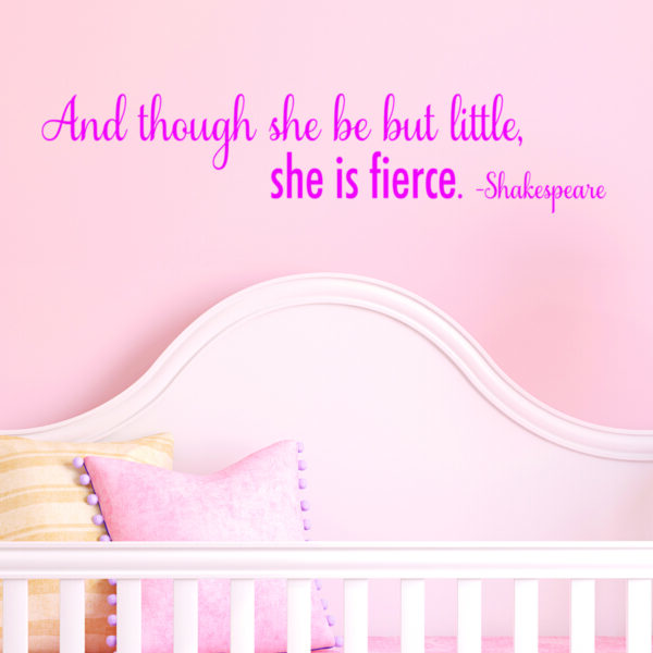 Little But Fierce Wall Quotes™ Decal