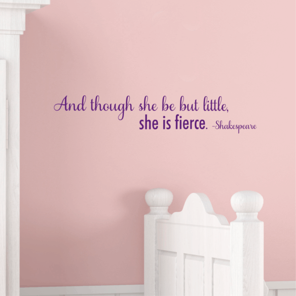 Little But Fierce Wall Quotes™ Decal