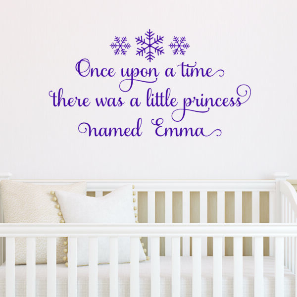 Snowflake Custom Princess Wall Quotes™ Decal