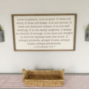 Love is Patient Classic Wall Quotes™ Decal